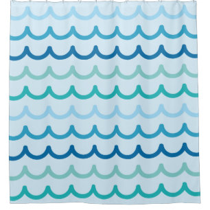 Beach Waves Shower Curtain