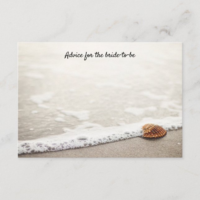 Beach Waves Wedding Advice (Front)