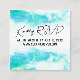 Beach Wedding Blue Waves Mini Website Enclosure Ca