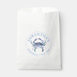 Beach Wedding Bridal Shower Personalised Favour Bags
