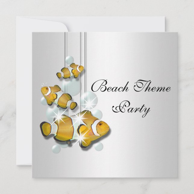 Beach wedding engagement anniversary PERSONALIZE Invitation (Front)