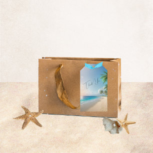 Beach Wedding Favour Tags