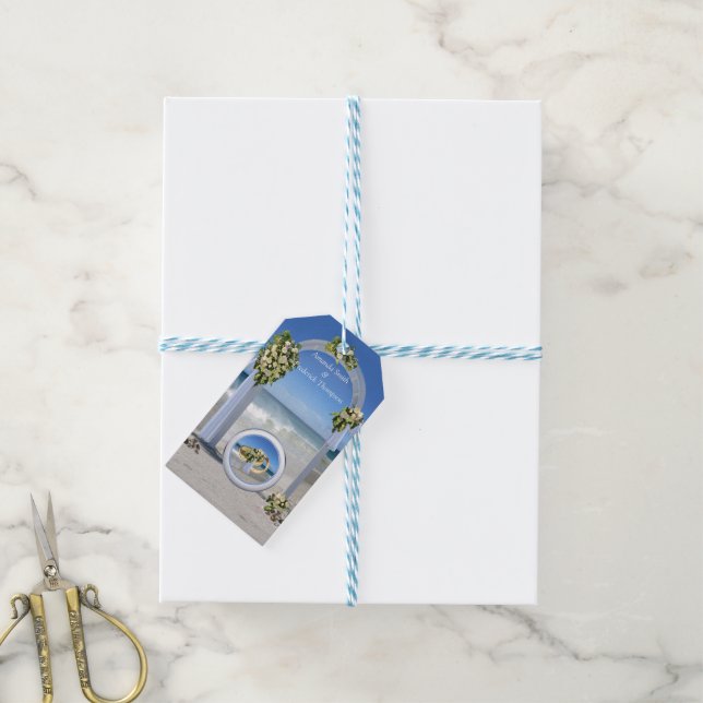 Beach Wedding Gift Tags (With Twine)