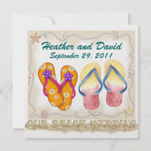 Beach Wedding Invitation