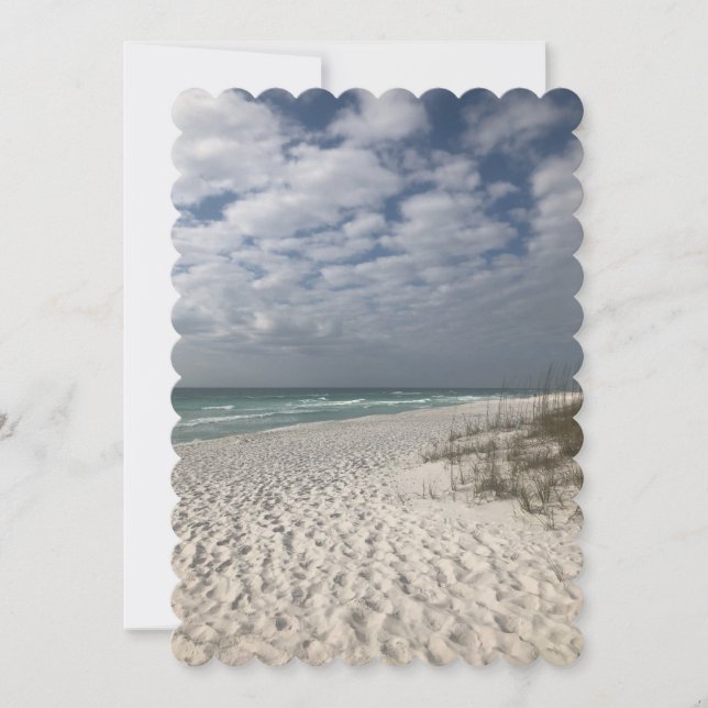 Beach Wedding  Invitation (Front)