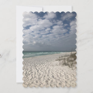 Beach Wedding  Invitation