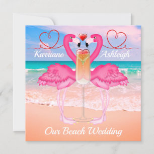 Beach Wedding Invitation