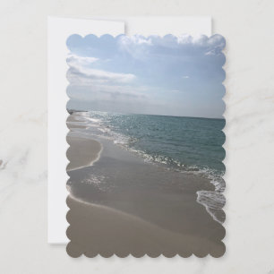 Beach Wedding  Invitation