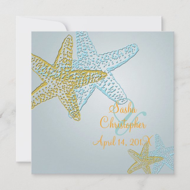 Beach Wedding Invitations (Front)