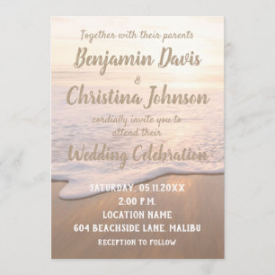 Beach Wedding Invitations