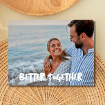 Beach Wedding Photo Wedding Save the Date Announcement Postcard<br><div class="desc">Invite friends and family to reserve your wedding date with our beach wedding photo "better together" design save the date postcard. Customise with your photo on the front and add your wedding details to the backside of the card.</div>