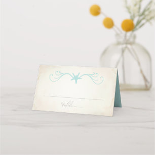 Beach Wedding Place Card, Escort Card, Starfish Card