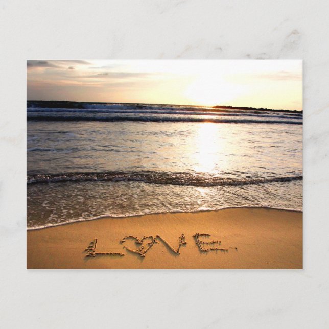 Beach Wedding Postcard (Front)