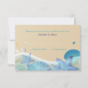 Beach Wedding Response Card