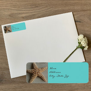 Beach Wedding Return Address Label
