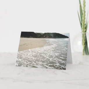 Beach Wedding Setting Card