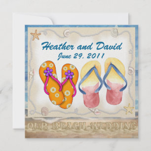 Beach Wedding - SRF Invitation