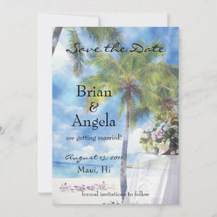 Beach Wedding STD Announcement