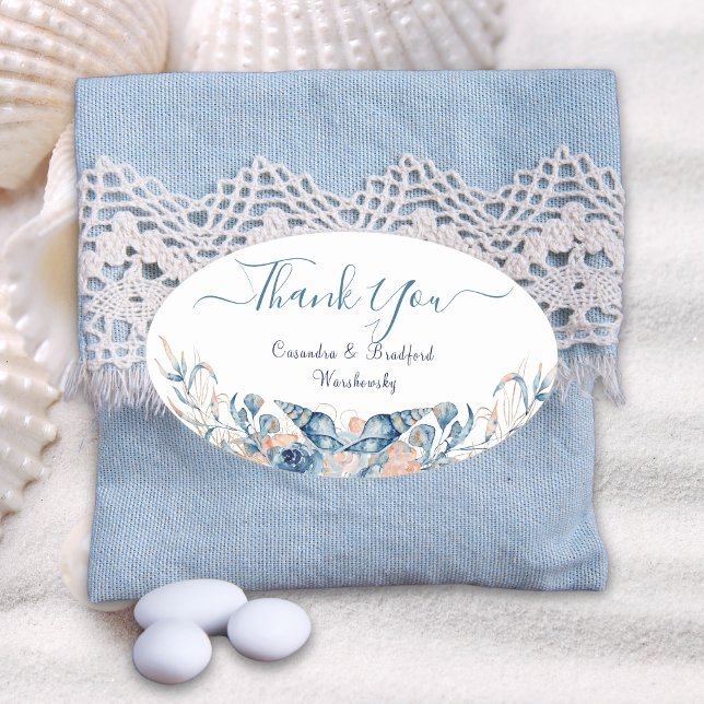 Beach Wedding Thank You sticker (Creator Uploaded)