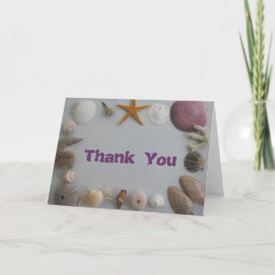 Beach Wedding/Thank You Thank You Card