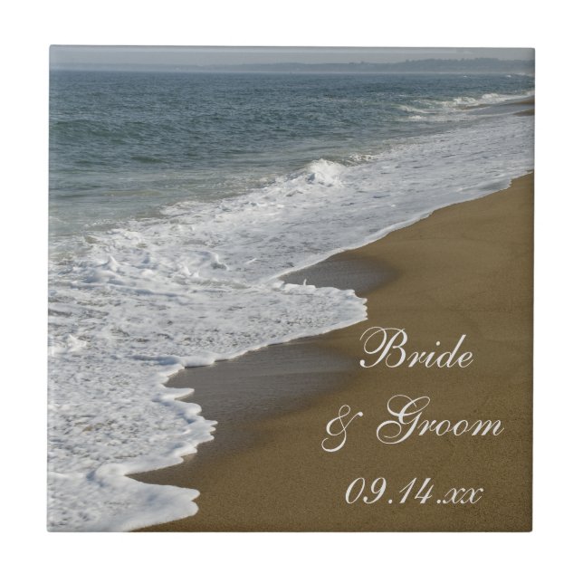 Beach Wedding Tile (Front)