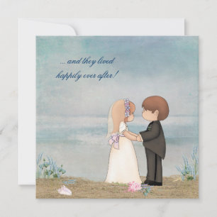 Beach Wedding Vows Invitation