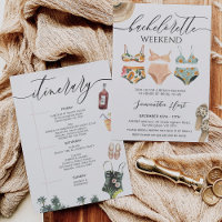 Beach Weekend Bikini Bachelorette Bridal Shower