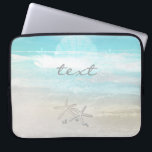 Beach White Starfish Elegant Summer Chic Tropical Laptop Sleeve<br><div class="desc">Beach White Starfish Elegant Summer Chic Tropical sleeve.</div>