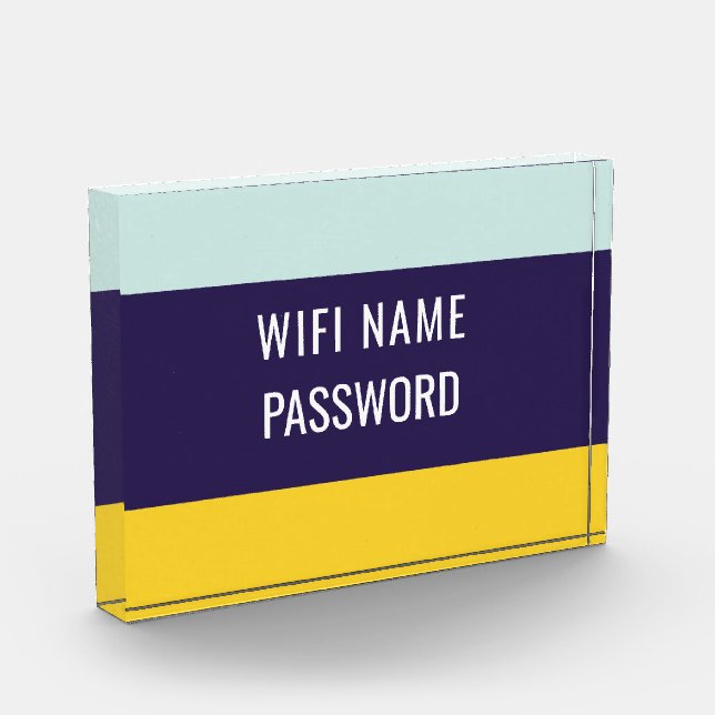 Beach Wifi name and password Photo Block (Left)