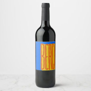 Beach Wine Label