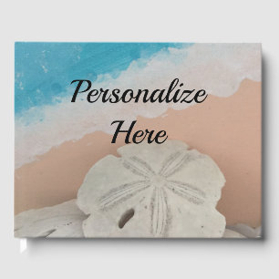 Beach Wishes Seashells   Guest Book