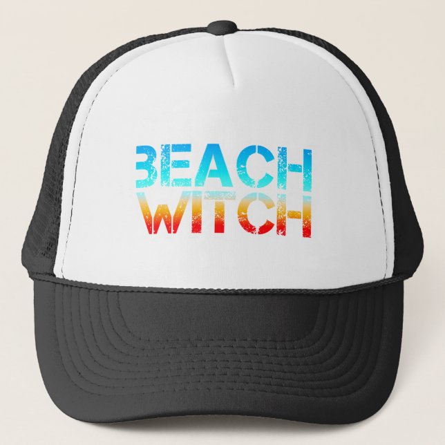 beach witch trucker hat (Front)