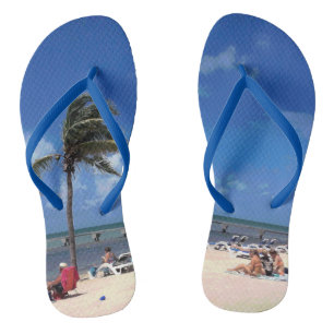 Beach with Coconut Palm Jandals