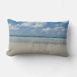 Beach with Seagulls Lumbar Cushion