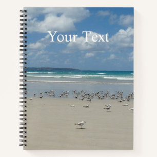 Beach with Seagulls Notebook