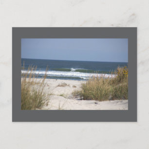 Beach with Waves Postcard