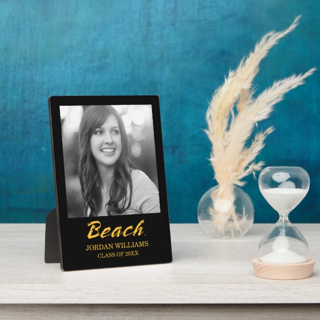 Beach Wordmark Plaque (Side)