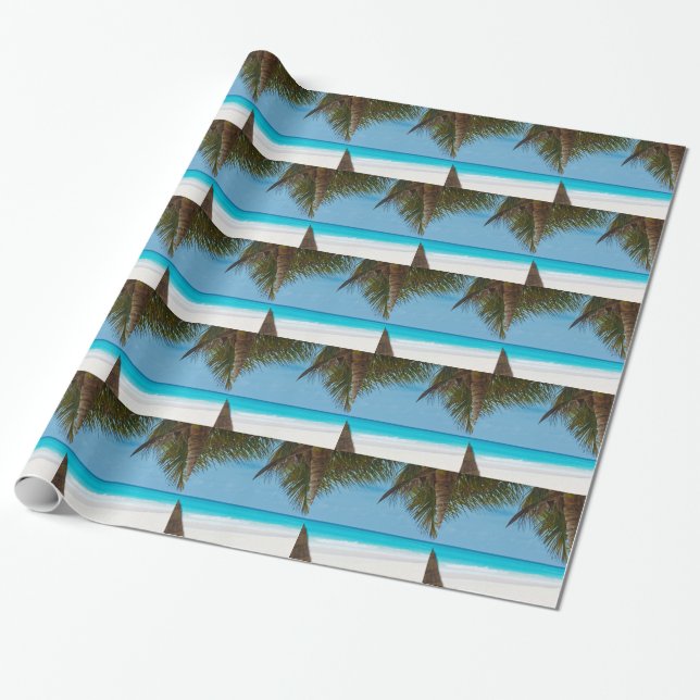 Beach  wrapping paper (Unrolled)