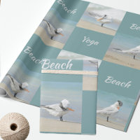 Beach Yoga Seabirds Terns Fun Photographic
