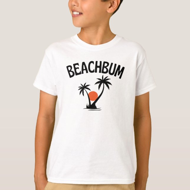 Beachbum  Beach Summer T-Shirt (Front)