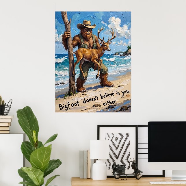 Beachcomber Bigfoot: An Unexpected Find Poster (Home Office)