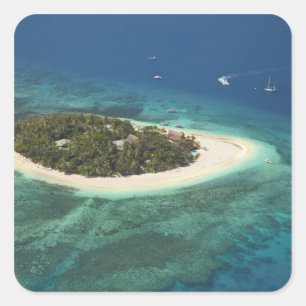 Beachcomber Island Resort, Fiji Square Sticker