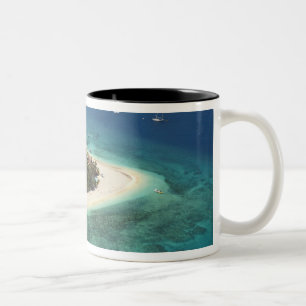 Beachcomber Island Resort, Fiji Two-Tone Coffee Mug