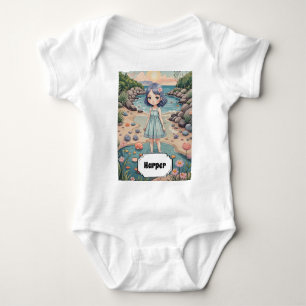 Beachcomber's Bliss Personalised Baby Bodysuit