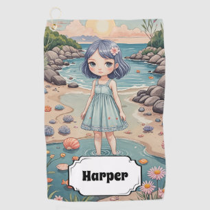 Beachcomber's Bliss Personalised Golf Towel