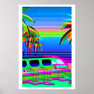 Beached Dreams - Ken Gauge Art Poster