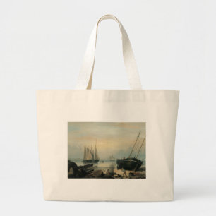 Beached for Repairs, Duncan's Point, Gloucester Large Tote Bag