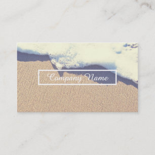beached wave business card