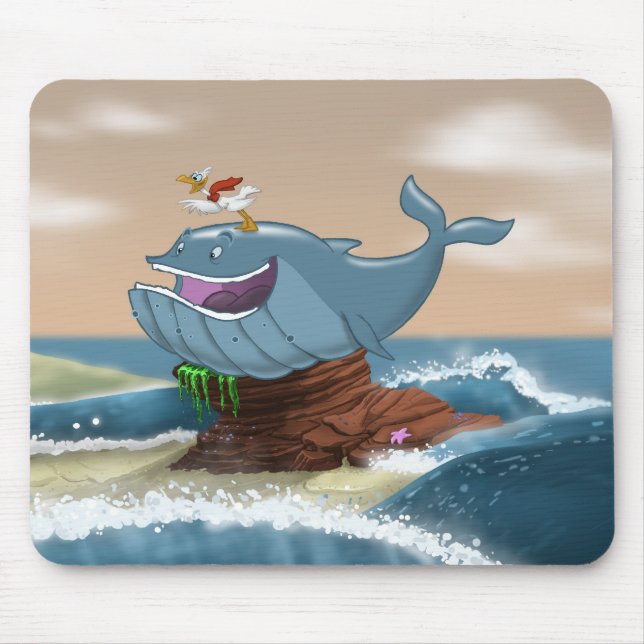 Beached Whale Mousepad (Front)