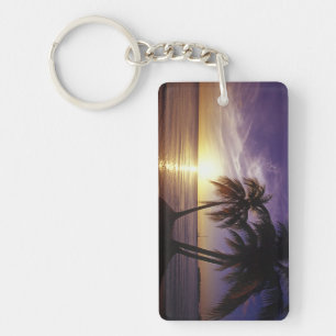 Beaches at Negril, Jamaica 3 Key Ring